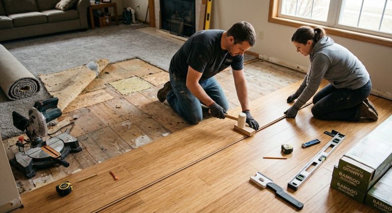 Bamboo Flooring Installation in Charlotte, NC