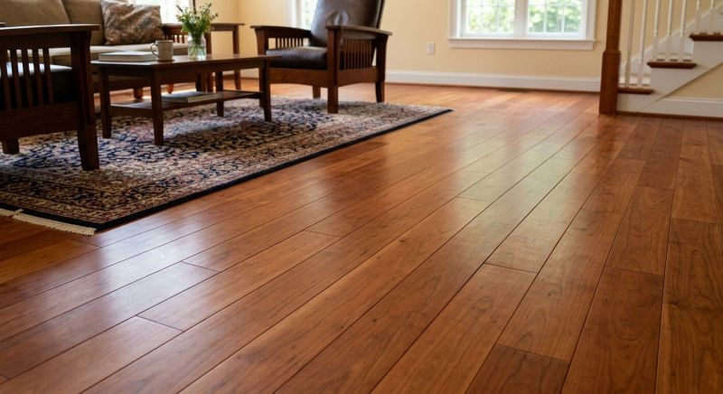 Cherry Floor Installation in Union County, NC