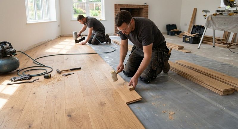 Hardwood Floor Installation in Concord, NC