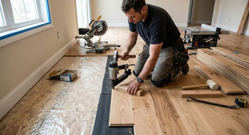 Hardwood Floor Installation in Indian Trail, NC