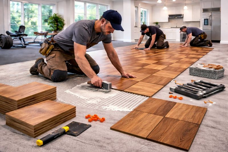 Hardwood Floor Installation in Indian Trail, NC