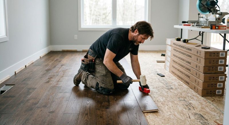 Hardwood Floor Installation in Locust, NC