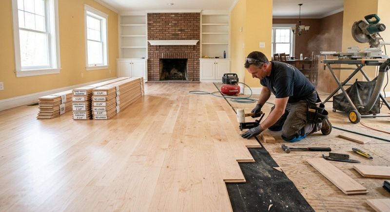 Maple Flooring Installation in Waxhaw, NC