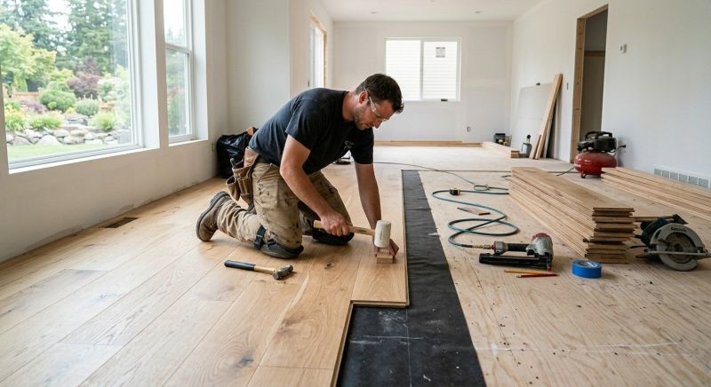 Oak Floor Installation in Charlotte, NC