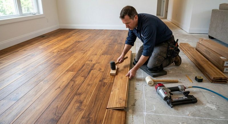 Teak Flooring Installation in Charlotte, NC