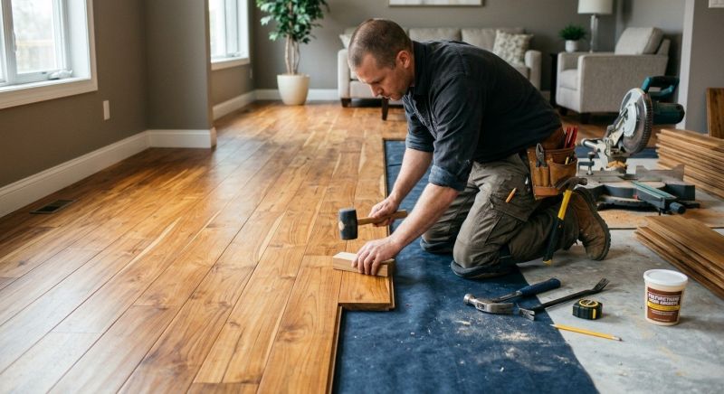 Teak Flooring Installation in Charlotte, NC