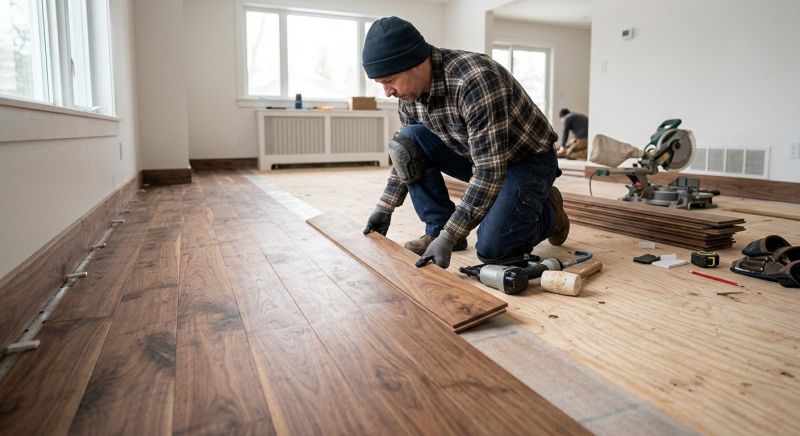 Walnut Flooring Installation in Charlotte, NC