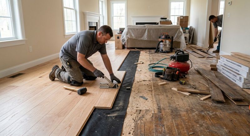 Wood Flooring Installation in Huntersville, NC